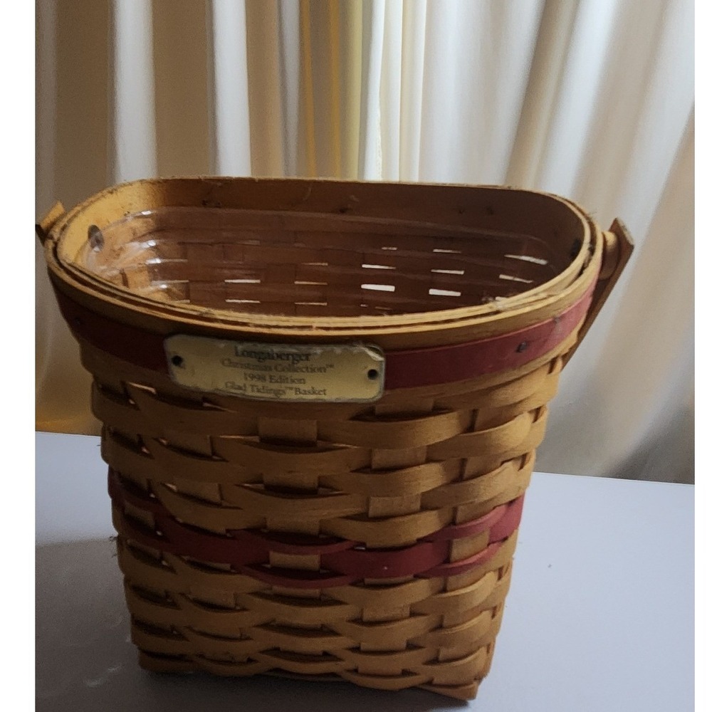 Longaberger 1998 Christmas Collection Glad Tidings Basket